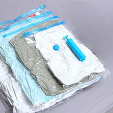 日常重點 強力真空棉被衣物壓縮袋 附幫浦組, 1套, 9入