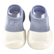 寬頭防滑透氣膠底學步鞋, 24~25(14.5cm), 馬卡龍藍色