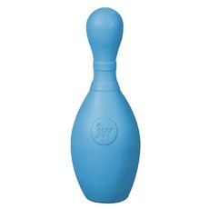 Petmate JW 嗶嗶保齡球 堅韌耐用 適合彈跳 投擲和滾動 100%天然橡膠, 藍色, 1個