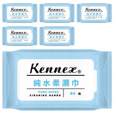 KENNEX 肯尼士 幼兒柔溼巾 厚款, 45g, 80張, 6包