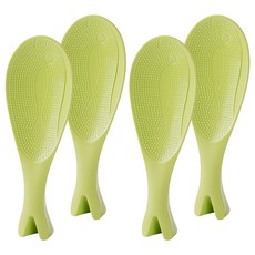 Pia 站立式鯨魚飯勺, 綠色, 4個