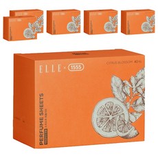 1555 Soff Soff 衣物護理香氛紙 柑橘花香 正裝, 40入, 6個