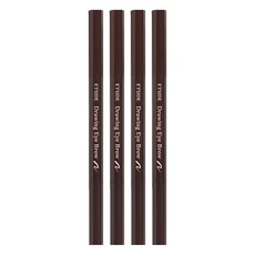 ETUDE 素描高手造型眉筆 0.25g, 03 棕色 Brown, 4支
