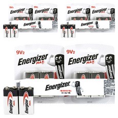 Energizer 勁量 Max 9V 電池, 2入, 6個