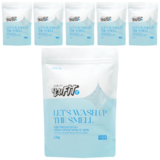 AEKYUNG 愛敬 除臭fit 多用途除臭劑 補充包 無香, 1.2kg, 6個