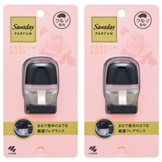 KOBAYASHI 小林製藥 Sawaday 車用夾式芳香劑 6ml, 花果香, 2個