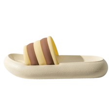 PEONIST 撞色線條拖鞋, 270~275, 棕色