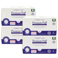 AUDREY SUN 純棉化妝棉 大容量, 4個, 80入