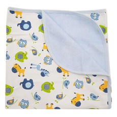 藍象小馬 竹纖維三層嬰兒防水隔尿墊, 高吸收力, 防漏, 可重複使用, 防水, 1件