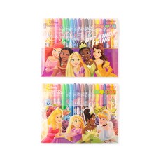 kumhong 迪士尼公主彩色鉛筆第 2 次隨機發貨, 20 種顏色, 2個