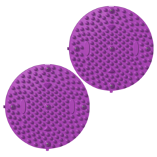 보니토리 지압매트 발마사지 원형 55cm, 퍼플, 2개