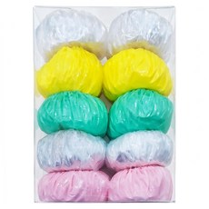 YODEL 5色一次性塑膠耳罩, 混色, 100件