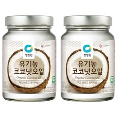 청정원 유기농 코코넛오일, 260ml, 240g, 2개