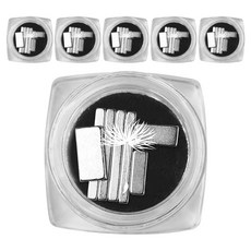 withshyan 客製化迷你美甲磁鐵7件組, 單一顏色, 6套