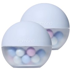 rom&nd 台灣公司貨 珍珠粉球 15g, 04 冰山輕紗, 2個