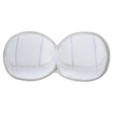 SHIMOYAMA 球形雙層細網抗變形胸罩 內衣洗衣袋, 白色, 1個