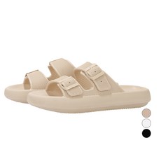 LECAF [Lecaf] 雙魔鬼氈 EX 拖鞋 LE4S020, 280, 米色(LE4S020BEG)