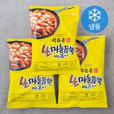 석관동떡볶이 마늘듬뿍 매운맛 (냉동), 520g, 3팩