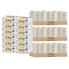 倍潔雅 好韌真 抽取式衛生紙 3層, 12包, 18袋