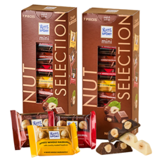 Ritter Sport 迷你堅果精選組合巧克力 7入, 116g, 2盒