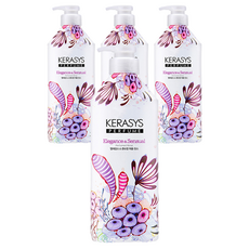 케라시스 퍼퓸 린스 엘레강스 앤 센슈얼향, 4개, 980ml