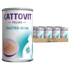 KATTOVIT 康特維 胃腸保健營養肉汁貓罐, 12罐, 135ml, 雞