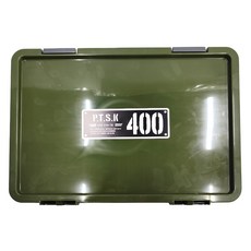JEJ ASTAGE 可疊工具收納箱 PS400X 405 x 290 x 78mm, 1層, 綠色
