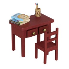 아트조이 DIY 미니어처 홈퍼니싱 Desk & Chair Set A, 혼합 색상, 1세트