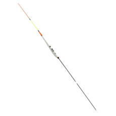 HR 岩溶 倒折標 RB-13 4分 1.5g 尾兩大目設計 視度大幅提升, 白色 + 黃色 + 橘色, 1個