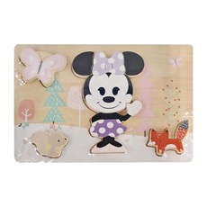 Disney 迪士尼 米妮款積木拼圖 12個月以上, 1組, 8片