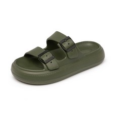 worldcup 雙線EVA搭扣拖鞋, 260, 卡其色