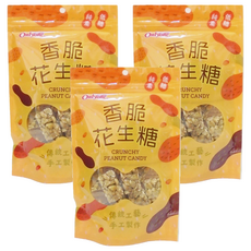 Onlyone 海龍王 香脆花生糖, 130g, 3包
