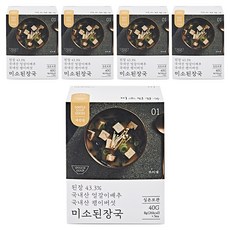 Yechanwon 即食沖泡湯塊 大醬湯風味, 40g, 5盒