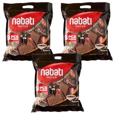 nabati 巧克力威化餅 18個入, 414g, 3袋