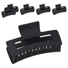 鯊魚夾 Set 6個, 黑色