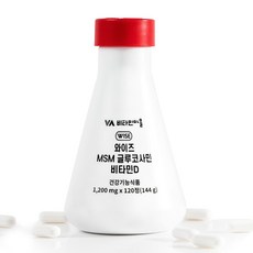 Vitamin Village MSM葡萄糖胺維他命D錠, 120顆, 1罐