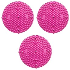 Bonitory 足部按摩圓形指壓墊 小款 37cm, 粉紅色, 3個