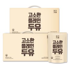순수식품 고소한 플레인 두유, 190ml, 40개