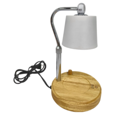 Rofancy 洛帆晞 經典實木定時系列 融蠟燈, 三段定時 調光調高 無煙無火, 純潔白