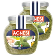 아그네시 바질 페스토 소스, 185g, 2개
