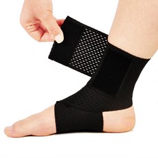 코모스코 쫀쫀한 발목 보호 밴드 블랙, 2개