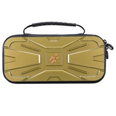 FlashFire 富雷迅 switch戰盾abs硬殼收納保護包 金色ce, 1入