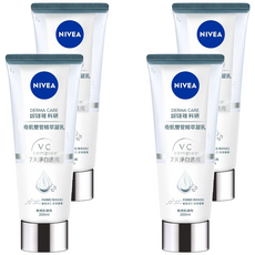 NIVEA 妮維雅 台灣公司貨 淨白透亮奇肌雙管精萃凝乳, 200ml, 4條