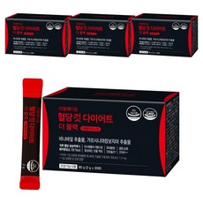 리얼메디온 혈당컷 다이어트 더 블랙 아메리카노맛 30p, 4개, 60g 4개, 60g