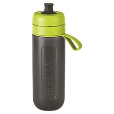 BRITA 台灣公司貨 Active 運動濾水瓶 + 瓶身內濾片, 綠色, 600ml, 1組