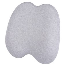 HONDONI 新款5D護腰靠墊 記憶靠墊 居家背墊 汽車舒壓腰靠墊 M9-GY, 1個, 寧靜灰