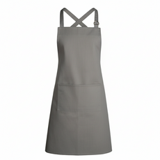 NOW 平口單袋圍裙, 1個, 灰色