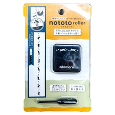 Shachihata 寫吉達 nototo roller 滾輪印章 3 mm x 7 mm, 貓, 1個