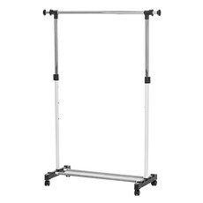 코멧 간편 싱글 레일 높이 조절 행거, 흰색(싱글)