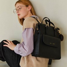 LAPALETTE 手提後背包, 黑色的